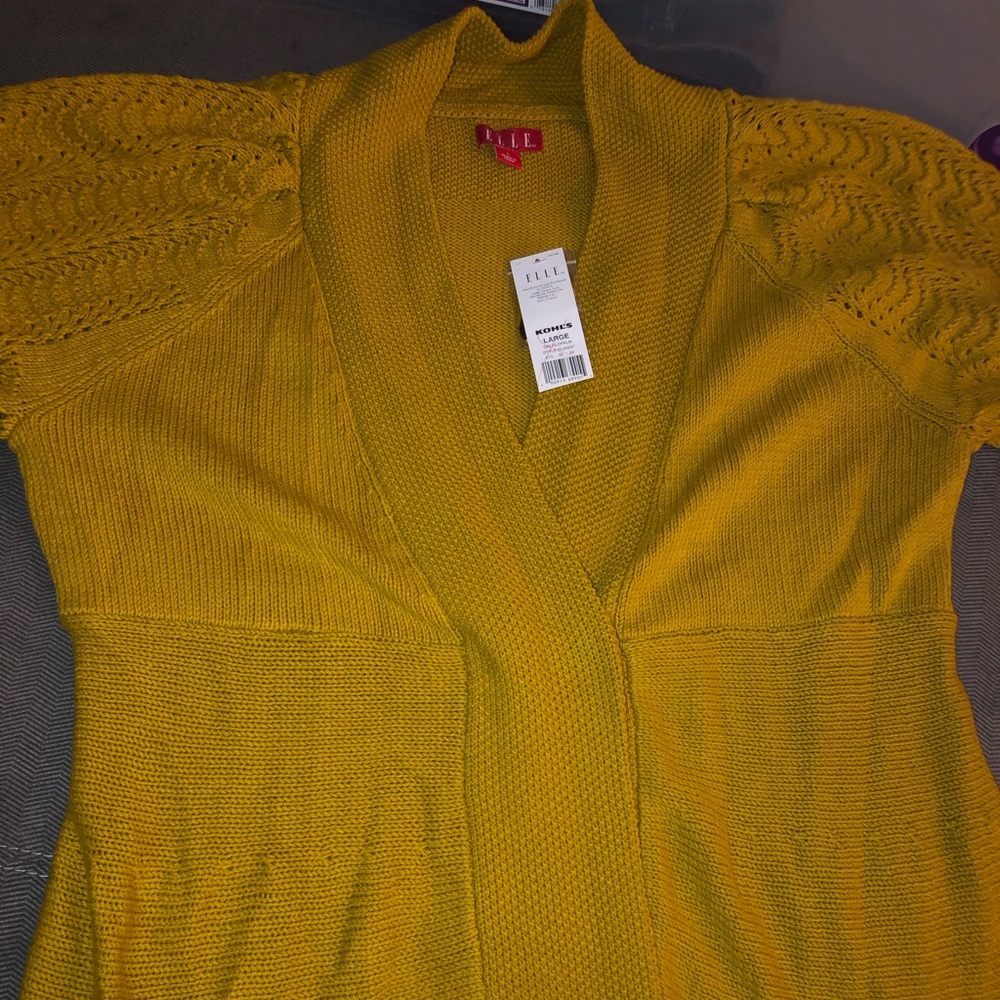 Gorgeous Mustard sweater great for fall